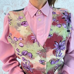 Vintage 90's MASCARA ladies Waistcoat size 36 image 8