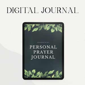 2023 Prayer Journal Digital, Prayer Planner, Faith Journal, Christian Prayer Planner, Digital Bible Journal Download