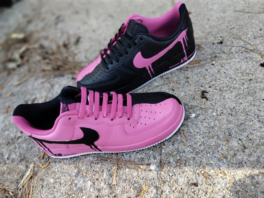 black flamingo air force 1