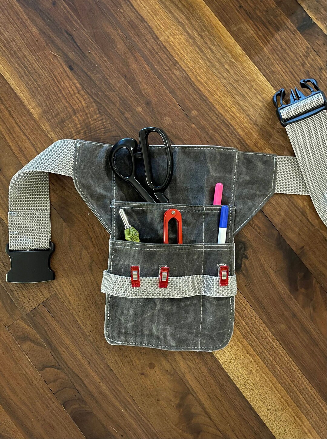 Tool Belt, Hip Belt, Garden Belt, Sewing Tool Belt, Florist Belt