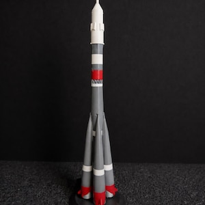 3D-utskriven displayartikel för Soyuz-raketen