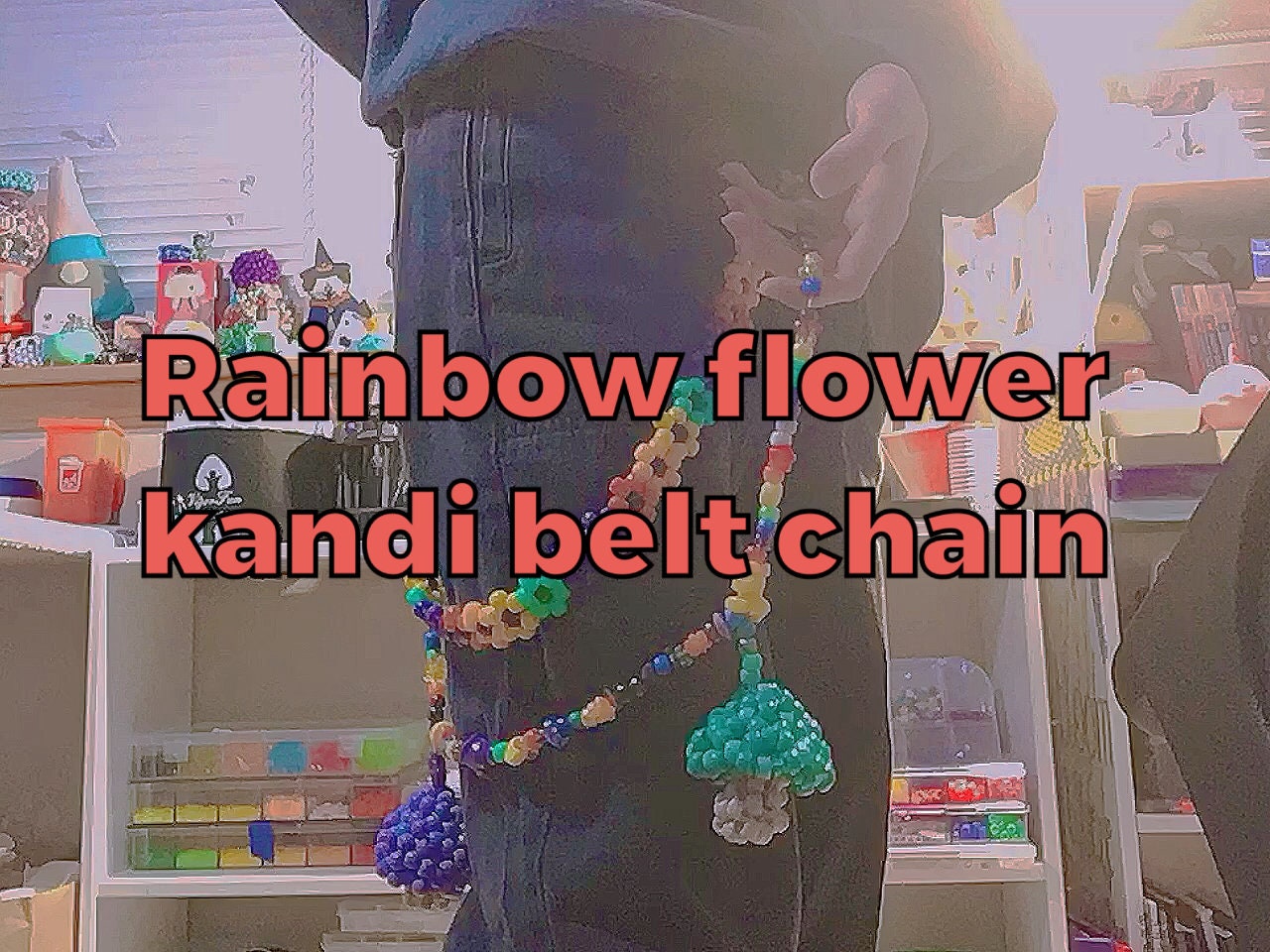 Rainbow Flower Belt Chain