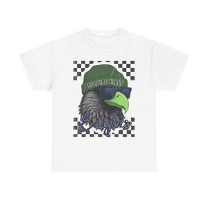 Cool Eagle Graphic Tee - Esquire Hills Eagles Unisex Heavy Cotton Shirt, Casual Wear, Gift for Nature Lovers, School Spirit, Summer Style