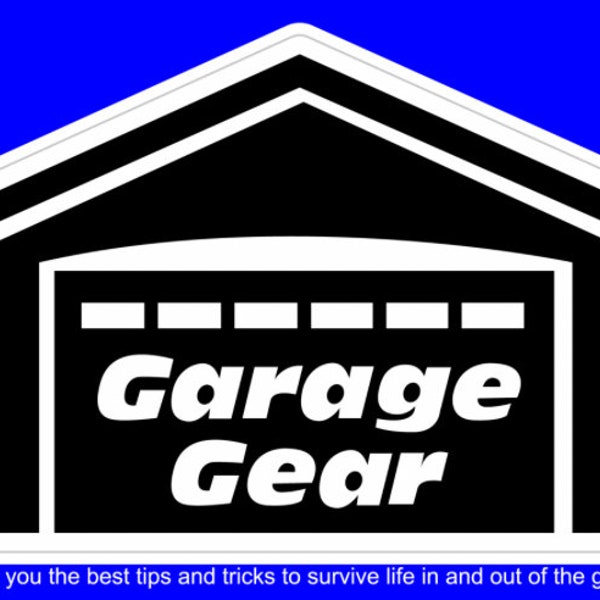 Garage Gear 4" x 2.63" Sticker