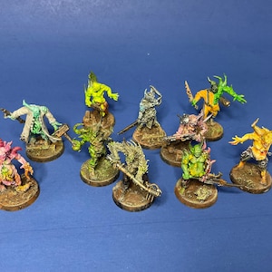 10x Professionally Painted Pox walkers 40k