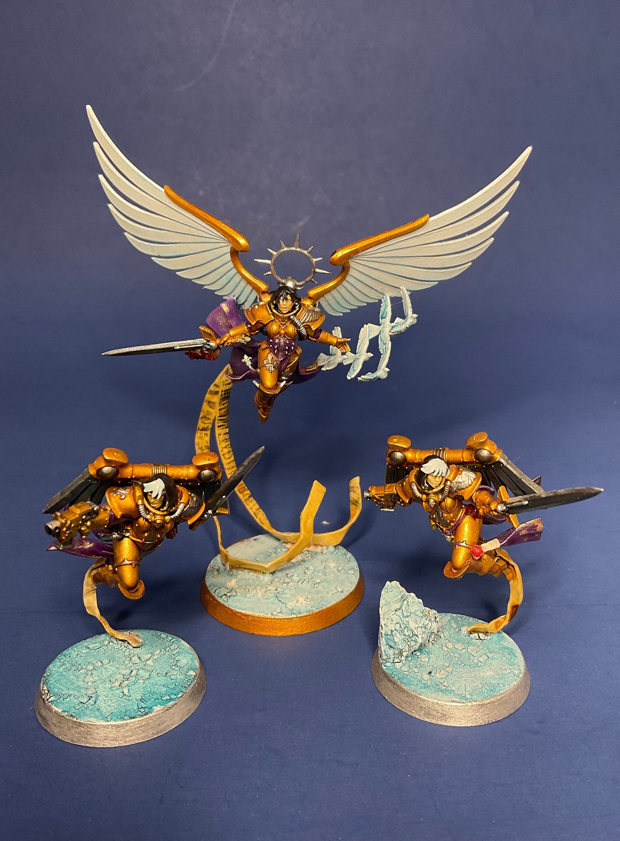 Professionally Painted Saint Celestine With Gemini Superia - Etsy