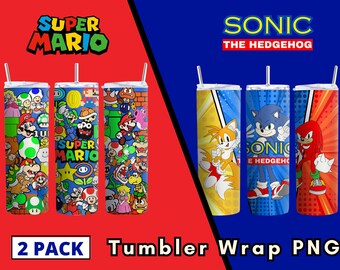 mario tumbler wrap, sonic tumbler wrap, tumbler wrap, super mario tumbler wrap, mario png, mario tumbler png, sonic png, Sonic Tumbler Png