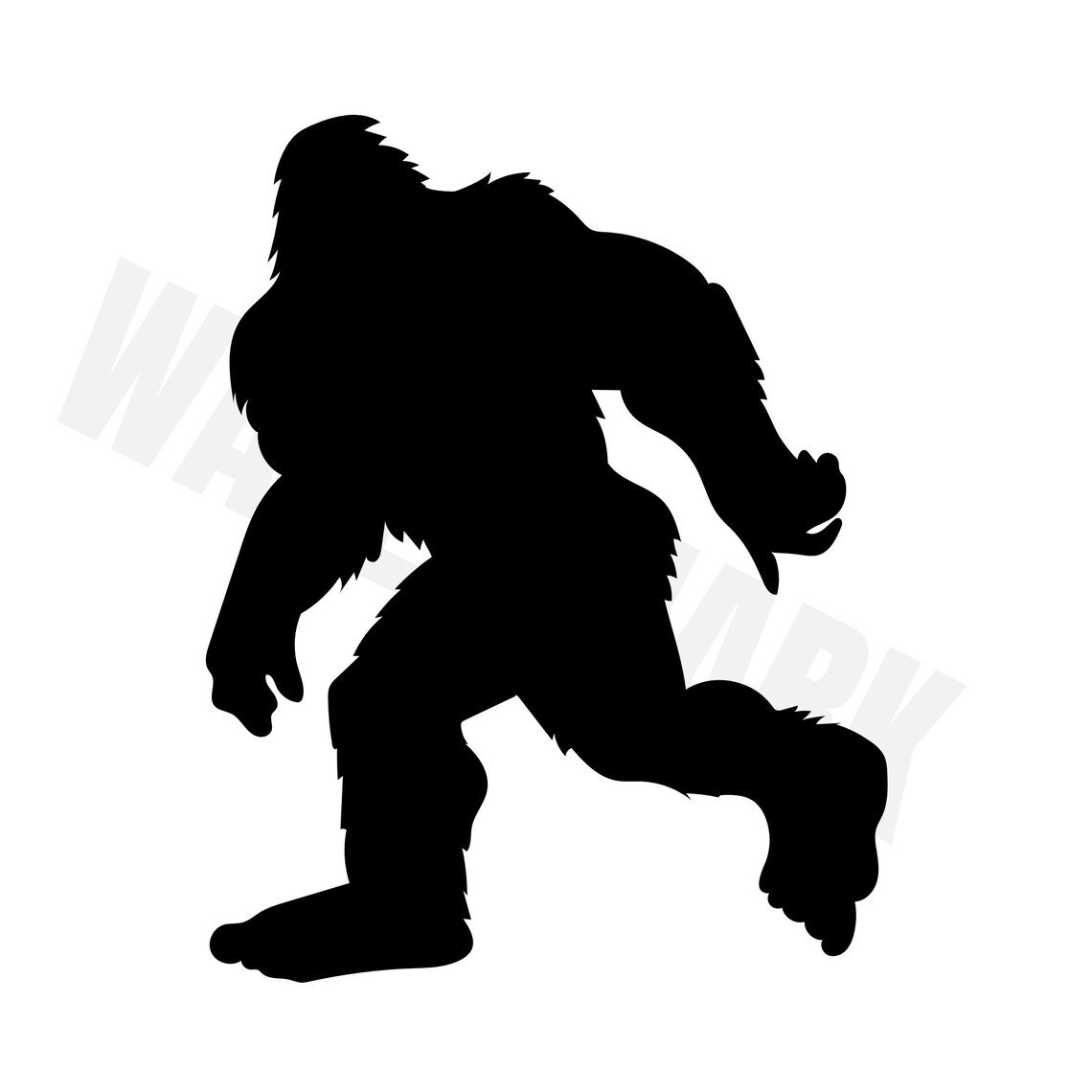 Bigfoot SVG Bigfoot Printable Sasquatch SVG Bigfoot Png - Etsy