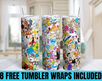 I Love the 90s Sublimation Tumbler, 20 ounce tumbler, 90s png, 20 oz sublimation, skinny tumbler, Digital Prints, sublimation designs