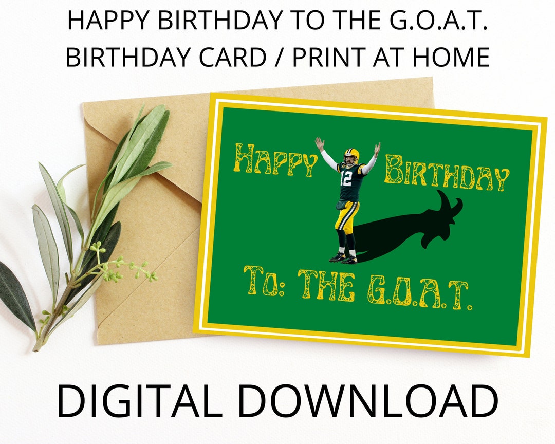 Printable Birthday Card, Downloadable Birthday Card, Happy Birthday ...