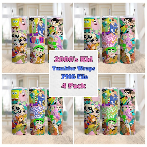 2000's Kid PNG, cartoon png, retro png, Sponge Bob tumbler, Cartoon Tumbler 20oz, teacher tumbler wrap, Sublimation Tumbler, tumbler png