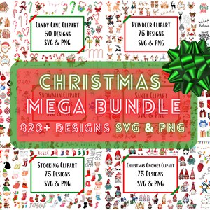 Big Bundle ,christmas clipart, elf clipart, gingerbread clipart, reindeer clipart, snowman clipart, Snowman svg, santa claus, Gnome Clipart,