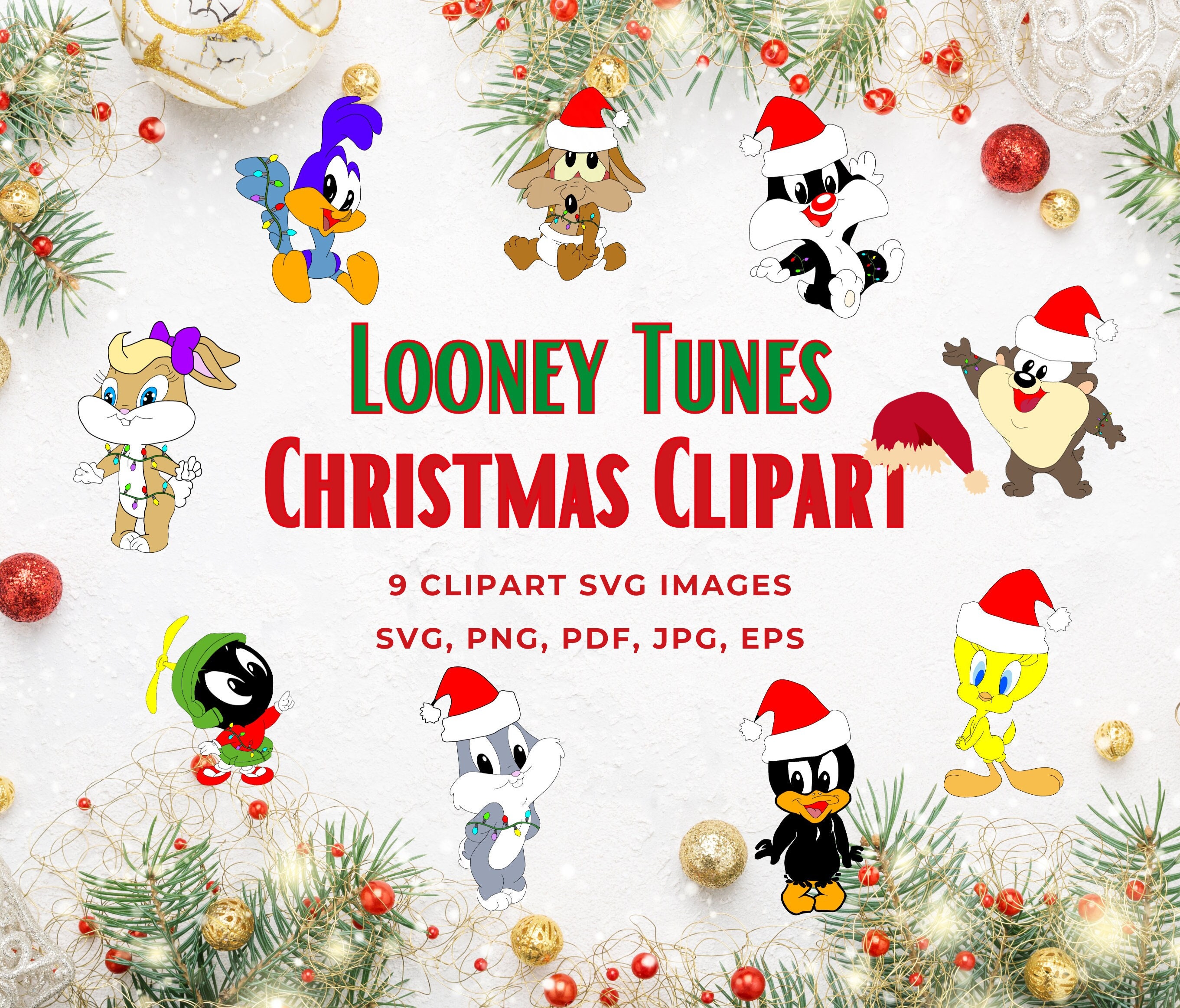 Looney Tunes Weihnachten Malvorlagen