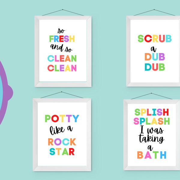 Printable Bathroom - Etsy