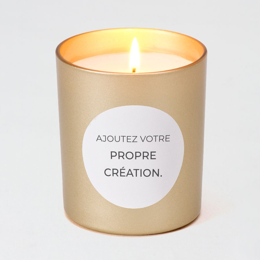 Bougies Personnalisable
