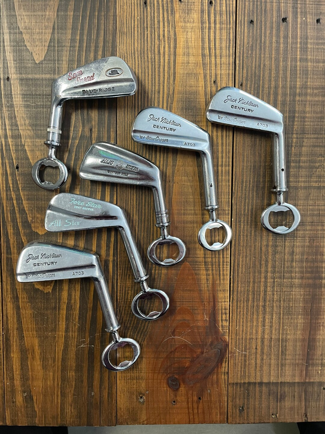Golf Club Bottle Opener Golf Iron Etsy