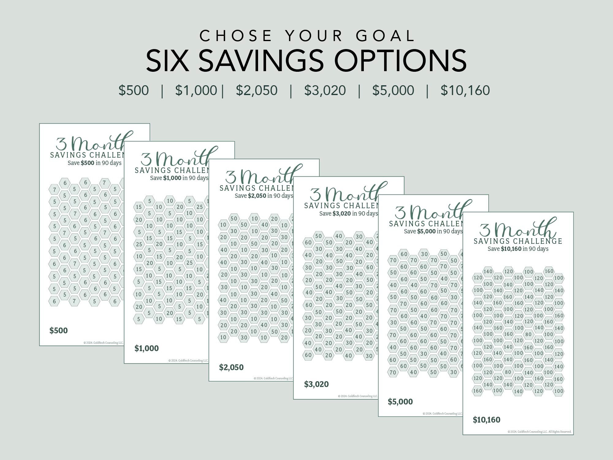 3 Month A6 Savings Challenge Printable A6 Savings Tracker Savings ...