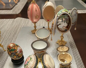 Faberge's eggs ! and decorative eggs