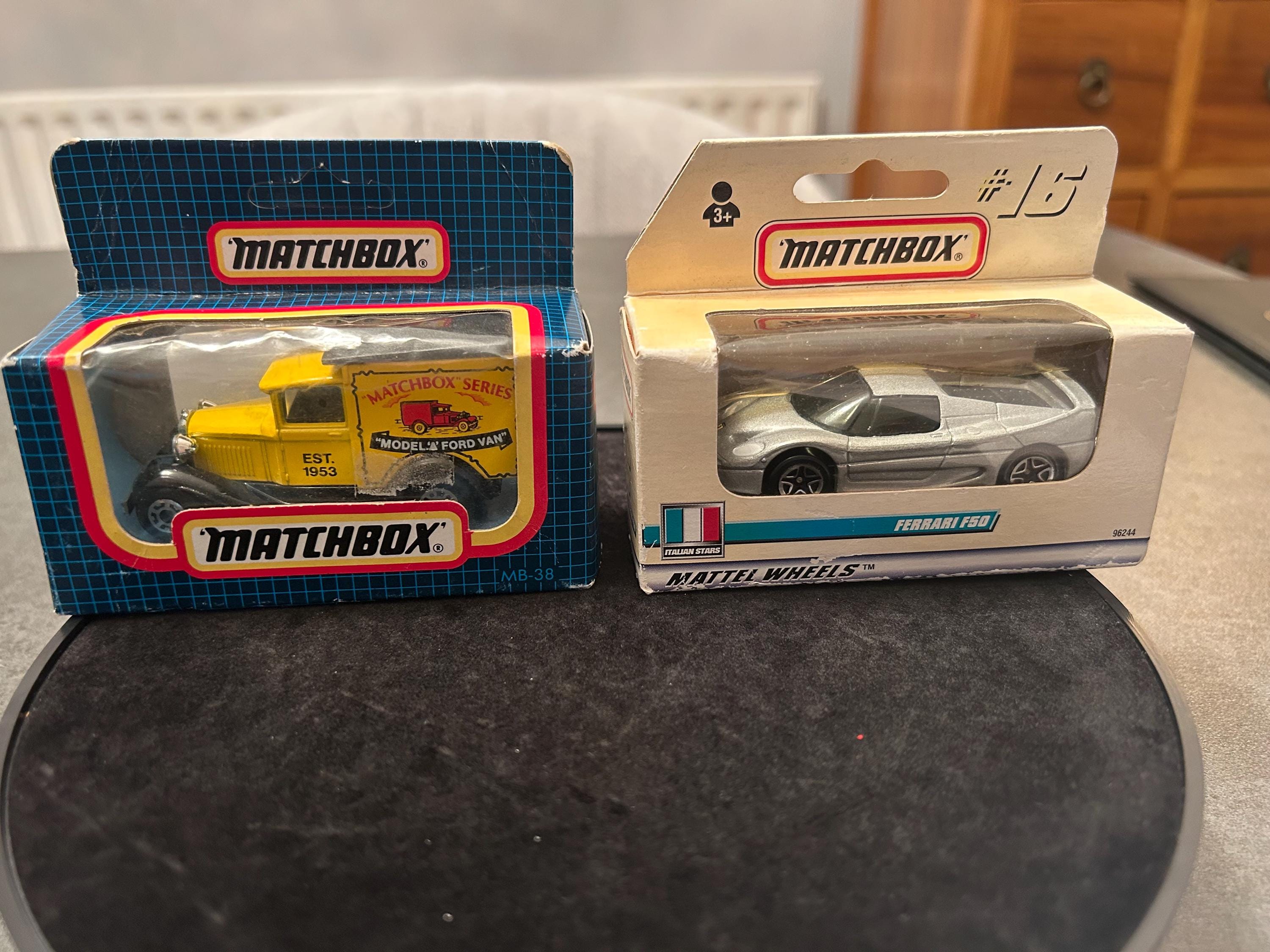 Vintage Matchbox Ferrari F50 & Model A Ford Van, New in Box - Etsy