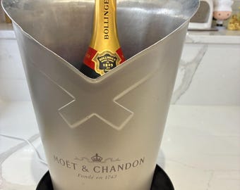 1970's Moet & Chandon Aluminium M.O.D Meaux Argit France Champagne Ice Bucket