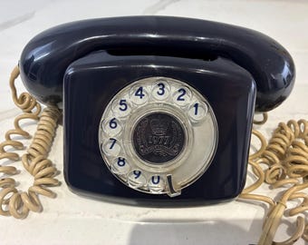 1980s Telemania Wooden Mallard Duck Wood Phone 80s Vintage, Cute