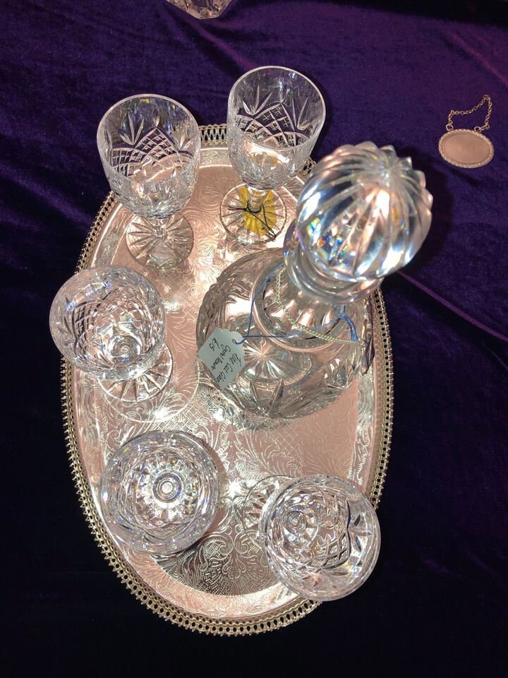 Edinburgh Crystal Decanter & Glasses Etsy UK