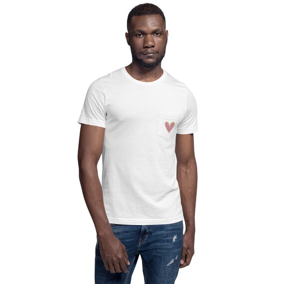 Unisex Neon Sugar Cookie Pocket T-shirt 