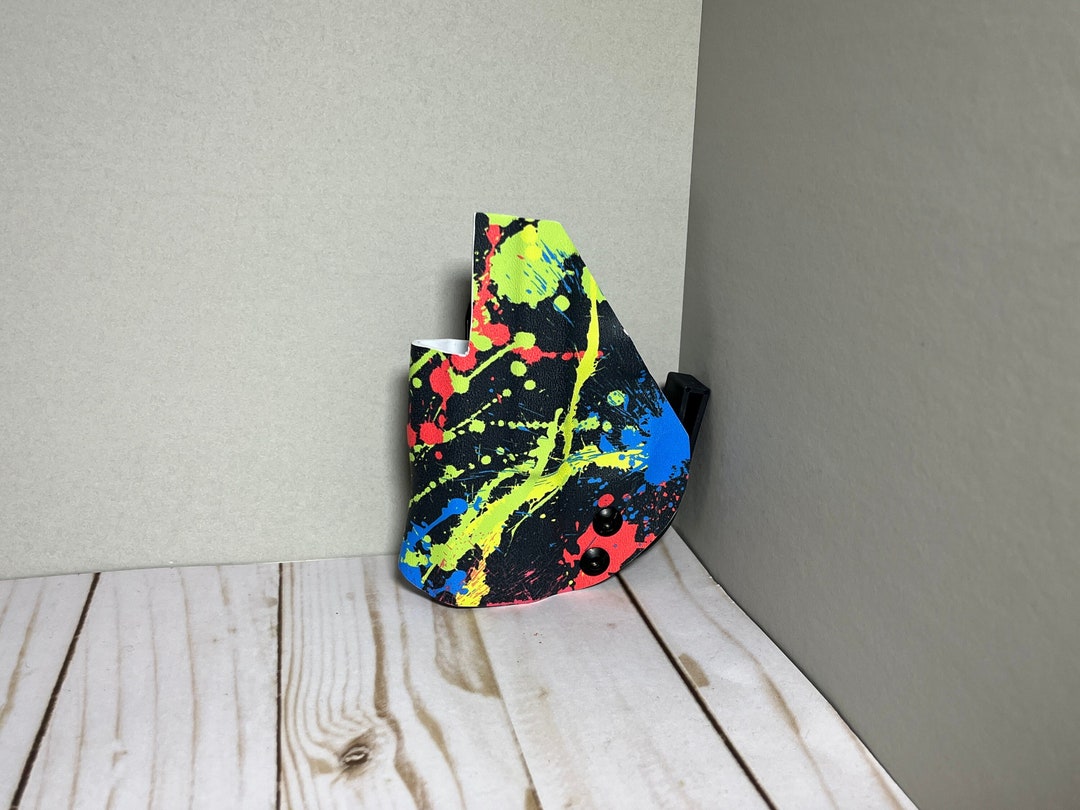 S&W Shield/shield Plus 9mm IWB Holster Paint Splatter Kydex Etsy