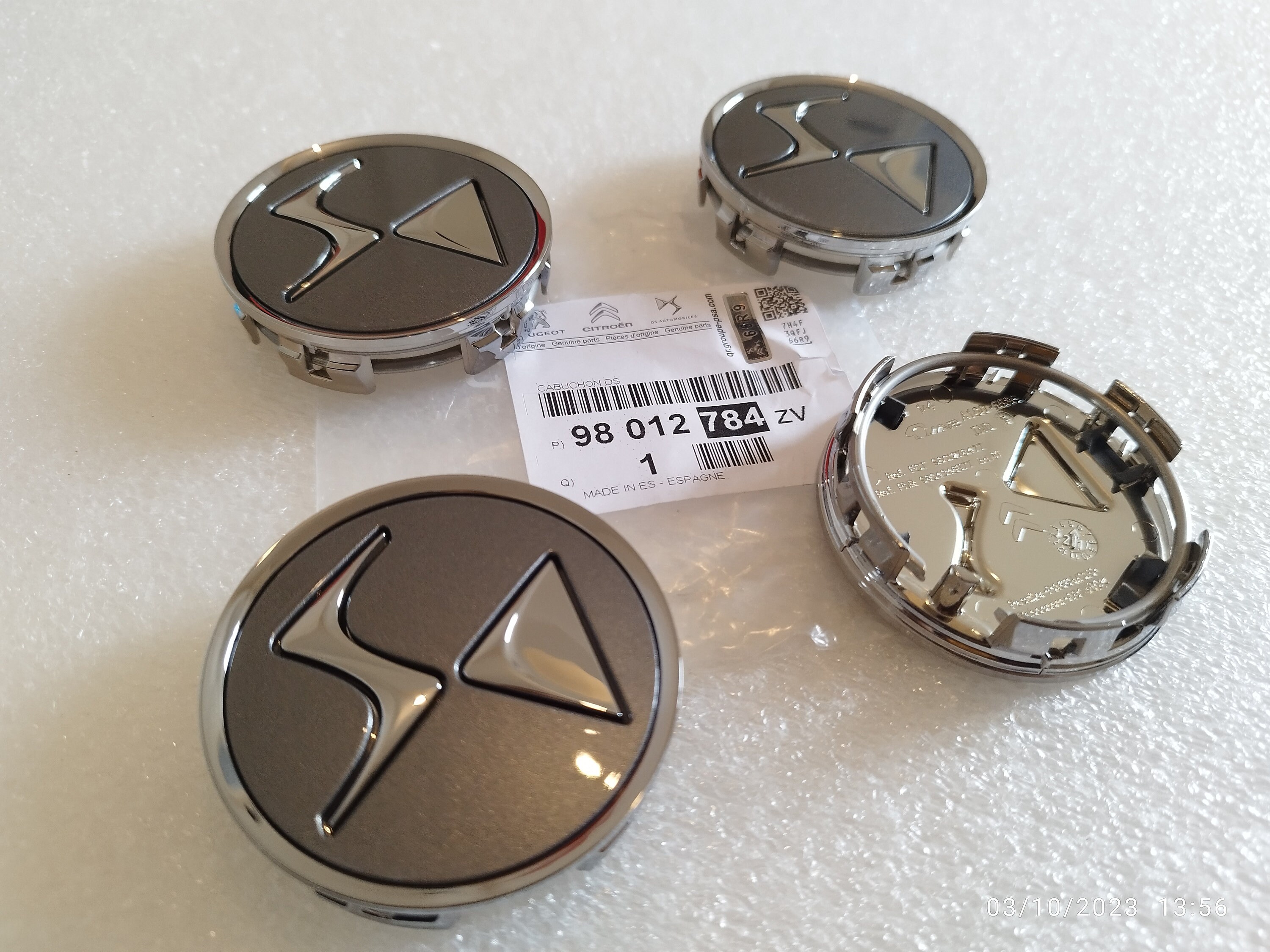 Lot De 4 Cache-moyeux Pour Jante GT – Diamètre 60mm, Protection Contre Saleté Et Corrosion, Facile à Clipser