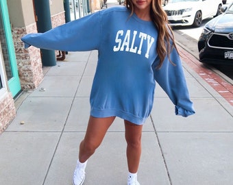 Beach Shirt, Beach Sweatshirt, Salty Shirt, Beach Shirts, Beach Shirts for Women, Trendy Beach Shirt, Summer Shirt, Comfort Colors Beach