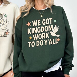 Felpa cristiana, girocollo cristiano, maglietta cristiana per lei, maglietta cristiana, camicie cristiane, felpa con Gesù, maglietta con versetto della Bibbia