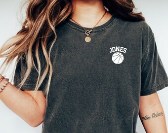 Custom Basketball Shirt, Comfort Colors® Basketball Shirt, Basketball Mom Shirt, Basketball Mom, Basketball Mom Tshirt Basketball Girlfriend
