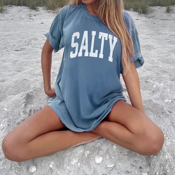 Comfort Colors, Salty Shirt, Trendy Beach Shirt, Beach Shirt, Beach T-Shirt, Vacation Shirt, Comfort Colors Tee, Summer Shirt, Summer Tee