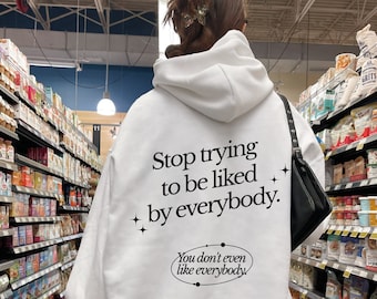 Y2K Hoodie, Positive Hoodie, Affirmation Hoodie, Trendy Hoodie, Oversized Hoodie, Oversized Sweatshirt, Words on Back, Oversized Aesthetic