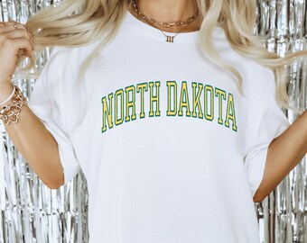 Comfortkleuren, North Dakota-shirt, North Dakota, shirt, North Dakota-shirt, North Dakota-shirt