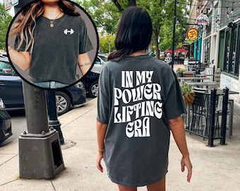 Comfort Colors, Pump Cover, Powerlifting Shirt, Weightlifting Shirt, Workout Shirt, Gym Shirt, Oversized Gym Shirt, Gift for Her