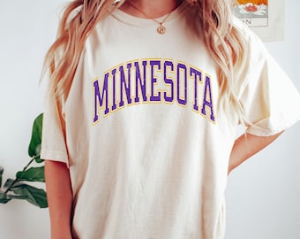 Komfort Farben, Minnesota Shirt, Minnesota Tee, Vintage Minnesota Shirt, Retro Minnesota Shirt, Minnesota T-shirt