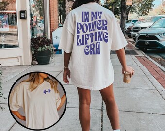 Comfort Colors, Pump Cover, Powerlifting Shirt, Weightlifting Shirt, Workout Shirt, Gym Shirt, Oversized Gym Shirt, Gift for Her