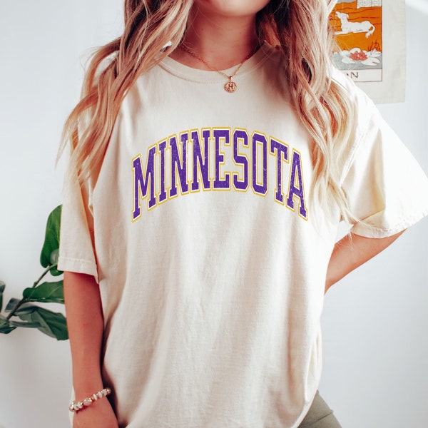 Comfort Colors, Minnesota Shirt, Minnesota Tee, Vintage Minnesota Shirt, Retro Minnesota Shirt, Minnesota T-shirt