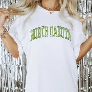 Comfort Colors, North Dakota Shirt, North Dakota, Shirt, North Dakota Shirt, North Dakota  Shirt