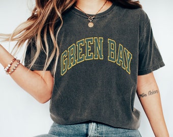 Green Bay Shirt, Green Bay T-shirt, Comfort Colors Green Bay Shirt, Green Bay Tee, Green Bay, Green Bay Gift, Wisconsin Shirt