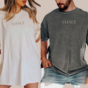 Comfort Colors, Matching Fiance Shirts, Fiance Shirt, Fiance Shirt for Him, Fiance Shirts, Engagement Gift, Engagement Announcement