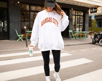 Vintage Kansas City Sweatshirt, Kansas City Sweatshirt, Kansas City Shirt, Kansas City Crewneck, Vintage Kansas Sweatshirt, Kansas Crewneck