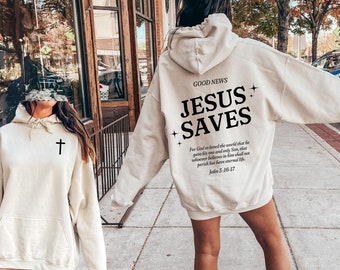 Christian Hoodies, Christian Sweatshirt, Jesus Saves Hoodie, Jesus Hoodie, Christian Hoodie, Jesus Hoodies, Bible Verse Hoodie, Faith Hoodie