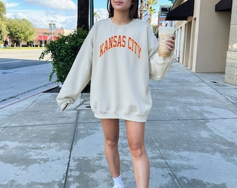 Vintage Kansas City Sweatshirt, Kansas City Sweatshirt, Kansas City Shirt, Kansas City Crewneck, Vintage Kansas Sweatshirt, Kansas Crewneck