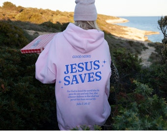 Christian Hoodies, Christian Sweatshirt, Jesus Saves Hoodie, Jesus Hoodie, Christian Hoodie, Jesus Hoodies, Bible Verse Hoodie, Faith Hoodie