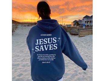 Christian Hoodies, Christian Sweatshirt, Jesus Saves Hoodie, Jesus Hoodie, Christian Hoodie, Jesus Hoodies, Bible Verse Hoodie, Faith Hoodie