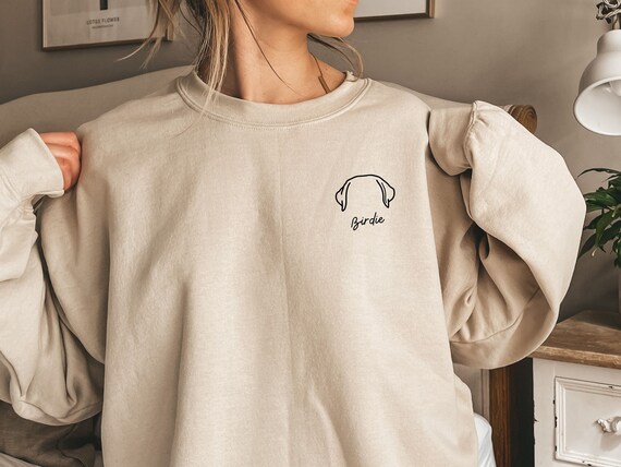 Custom Lab Gift, Custom Black Lab Gift, Custom Dog Crewneck, Personalized Lab Gift, Custom Dog Gift, Custom Dog Shirt, Gift for Lab Lover