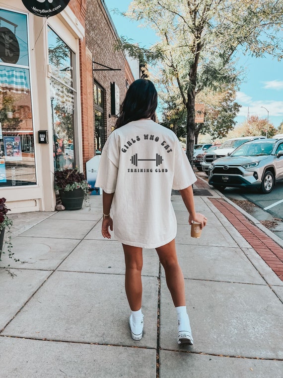 Gym tees for girls sale