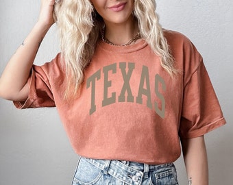 Camisa de Texas, Regalo de Texas, Camiseta de Texas, Camisa de Texas de moda, Regalo para texano, Camisa de Texas para mujer, Camisas de Texas, Regalos de Texas, Camisetas de Texas